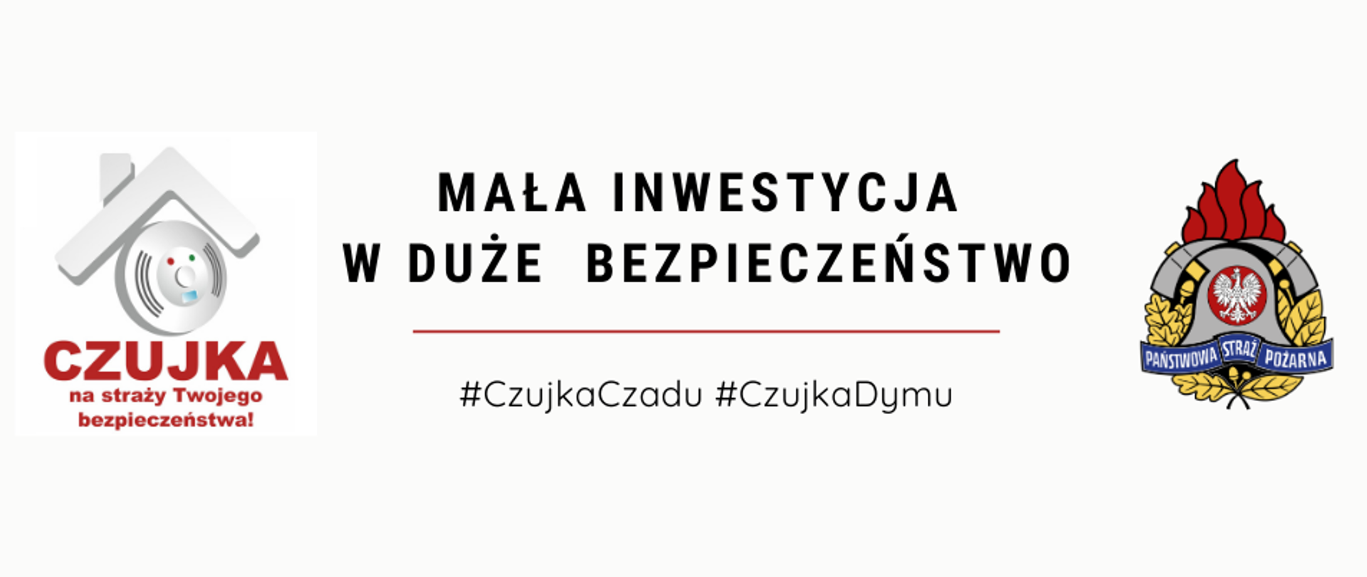 Czujka na straż twojego bezpieczeństwa plakat