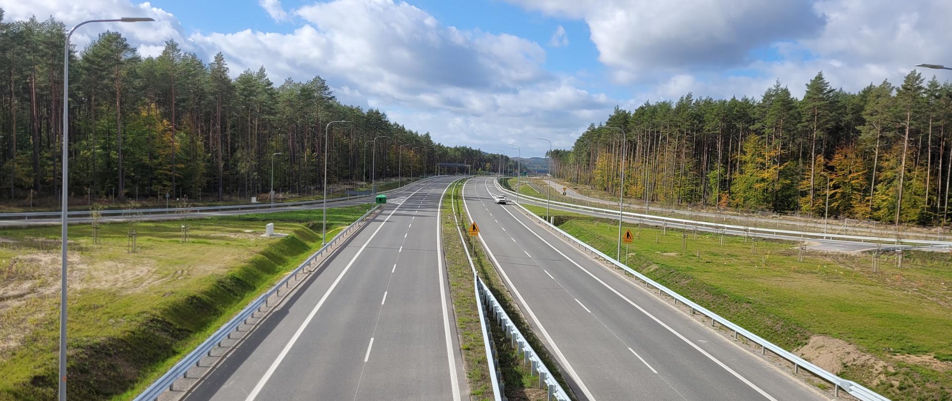 S6 między Bożepolem Wielkim a Strzebielinem.