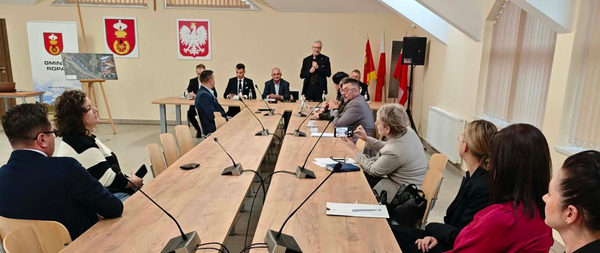 Spotkanie w Urzędzie Gminy Ropa