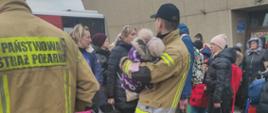 Przasnyscy strażacy pomagają uchodźcom z Ukrainy