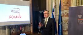 Wystąpienie Ambasadora Krzysztofa Olendzkiego podczas wieczoru solidarności z Ukrainą 