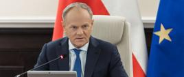 Premier Donald Tusk na posiedzeniu Rady Ministrów