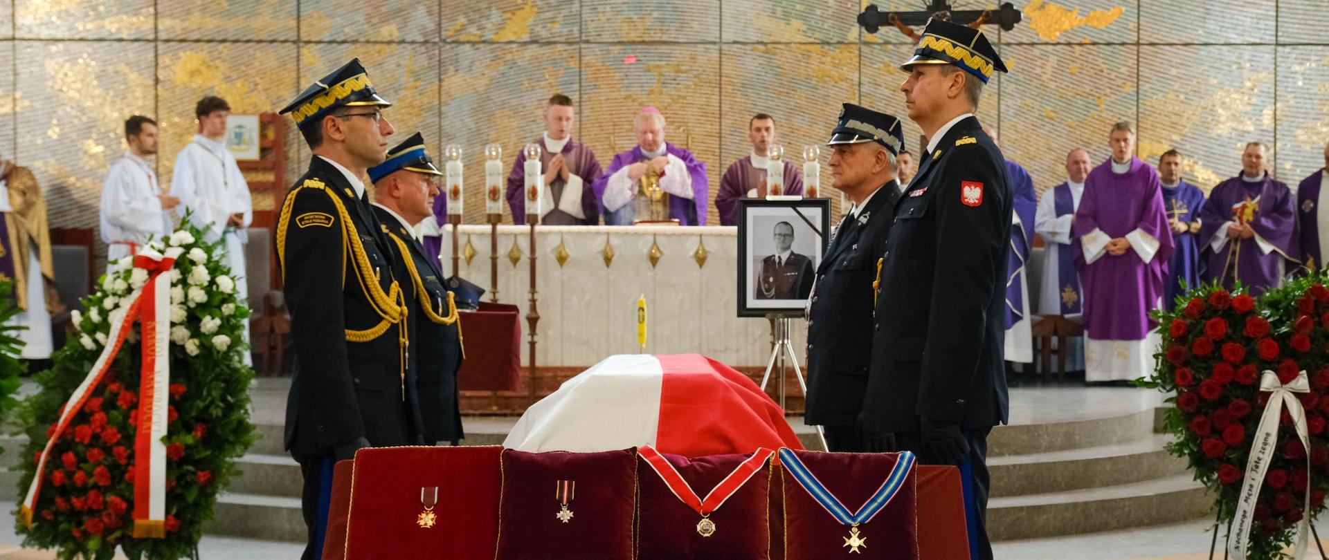 Uroczystości pogrzebowe śp. druha Krystiana Dułaka