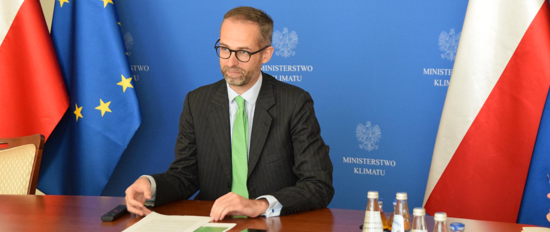 Wiceminister klimatu Adam Guibourgé-Czetwertyński