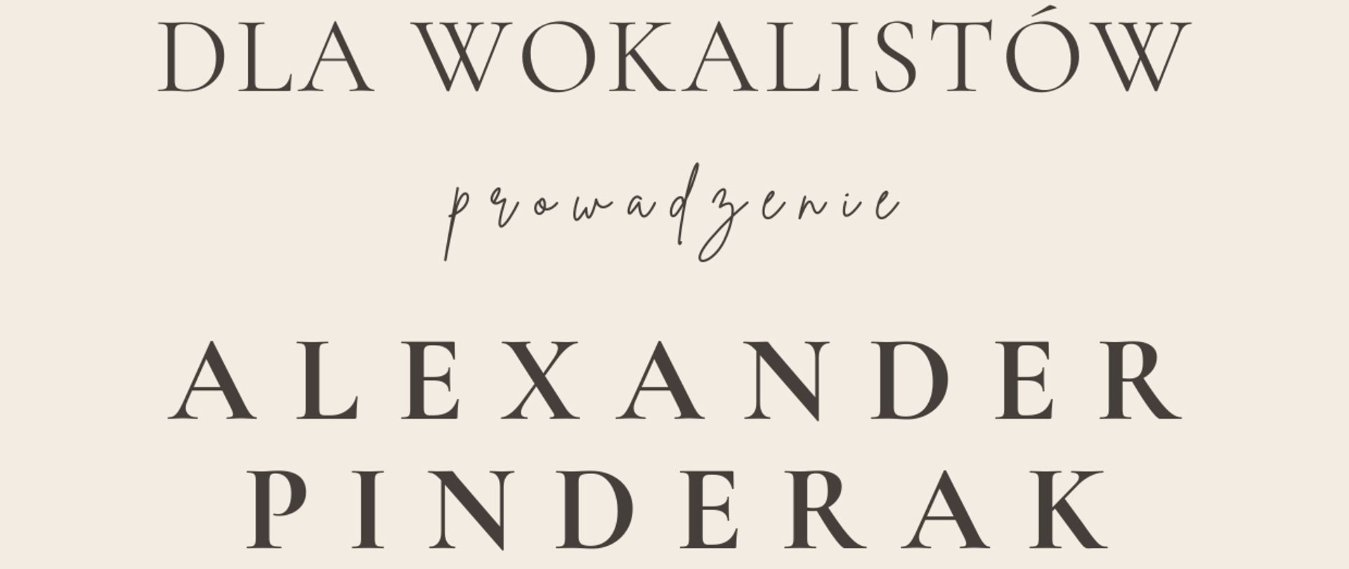 Plakat beżowe tło w lewym górnym rogu logo szkoły według ustalonego znaku na dole centralnie grafika przedstawiająca szkic pary wokalistów - czarne sylwetki pomiędzy nimi ozdobny budynek opery - napisy warsztaty dla wokalistów prowadzenie mgr Edyta Fil. Poniżej pod grafiką 12 listopada 2025 państwowa szkoła muzyczna pierwszego i drugiego stopnia im Witolda Lutosławskiego w Nysie sala koncertowa im Jerzego Kozarzewskiego
