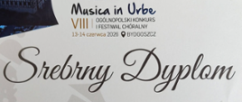 Srebrny Dyplom dla Chóru Sol-Mi-Do podczas I Festiwalu Chóralnego w Bydgoszczy