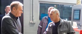 Wizyta Premiera Donalda Tuska w Zakładach Metalowych Dezamet S.A.
