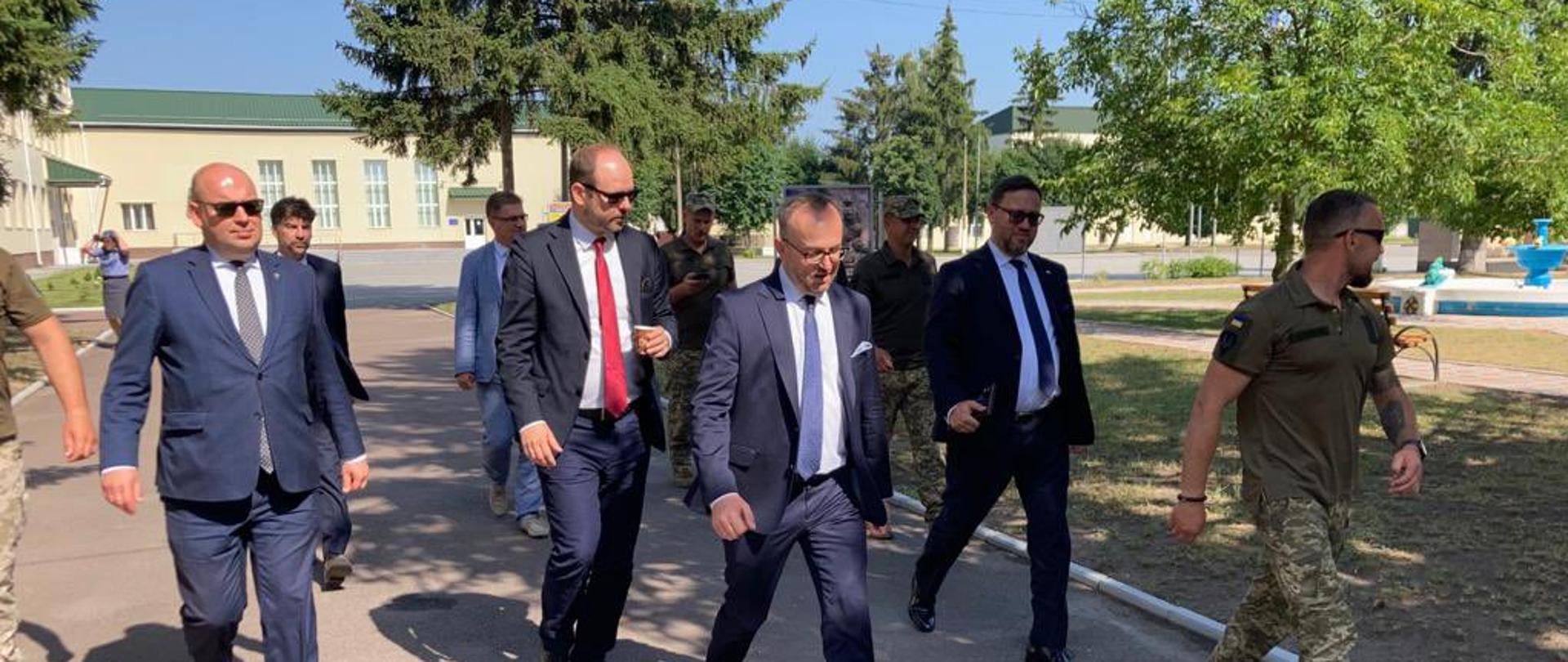 Wizyta wiceministra Marcina Przydacza na Ukrainie