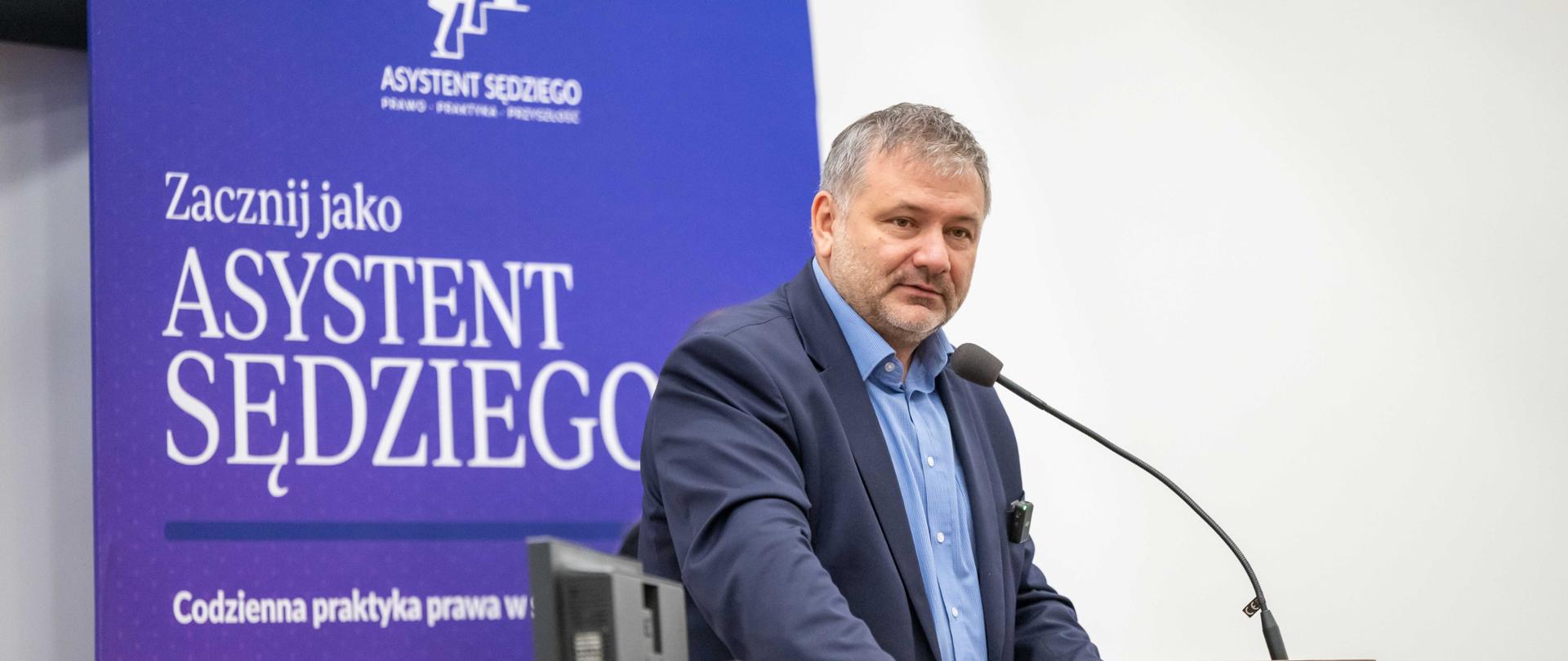 Minister sprawiedliwości Waldemar Żurek spotkał się ze studentami w Krakowie 