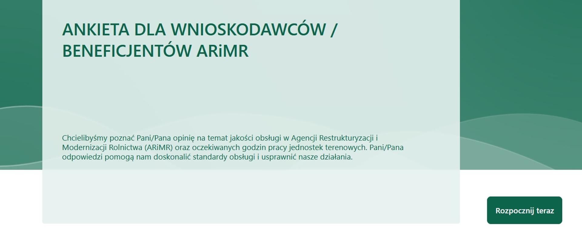 Ankieta dla wnioskodawców