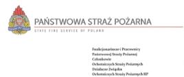 Fotografia przedstawiająca list Komendanta Głównego PSP z okazji obchodów Narodowego Święta Niepodległości