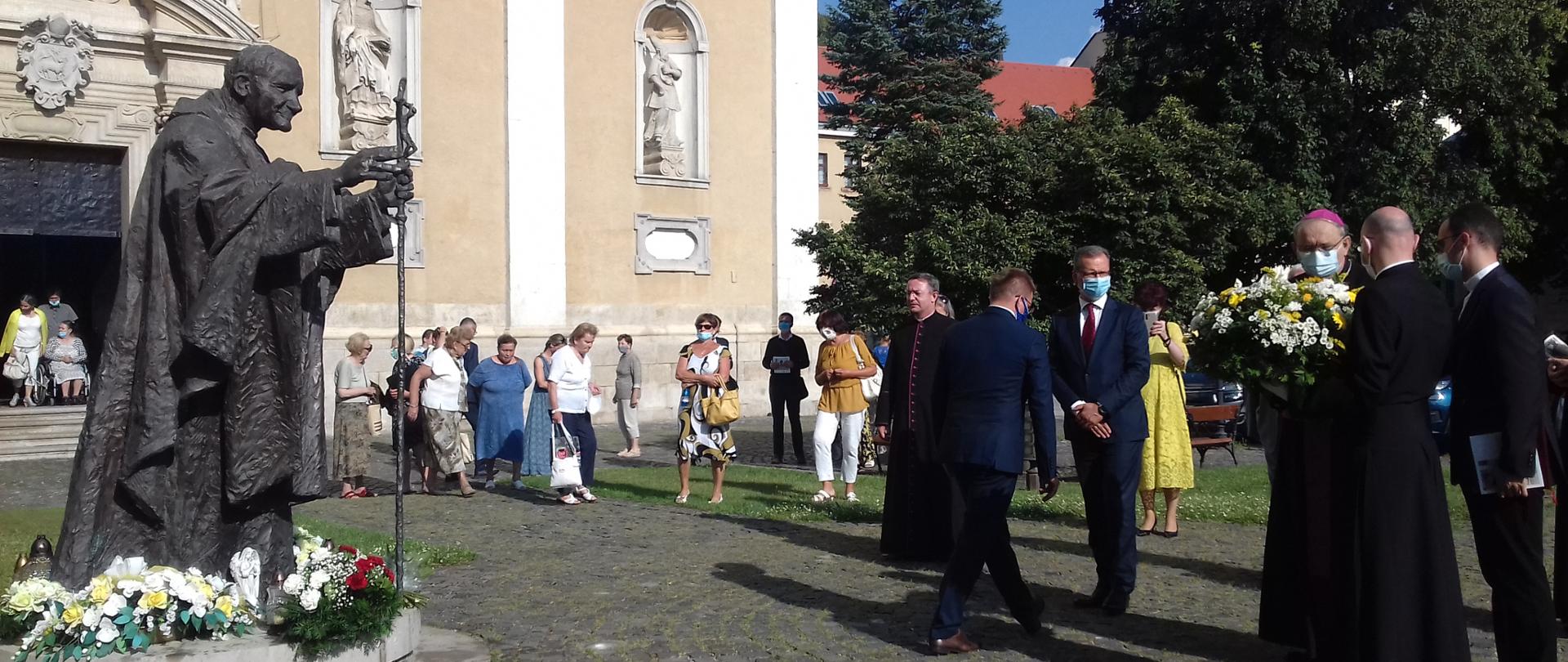 Otwarcie wystawy Jan Paweł II i Słowacja w Trnawie