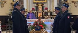 Uroczystość pogrzebowa st. bryg. w st. spocz. Leszka Szpejny