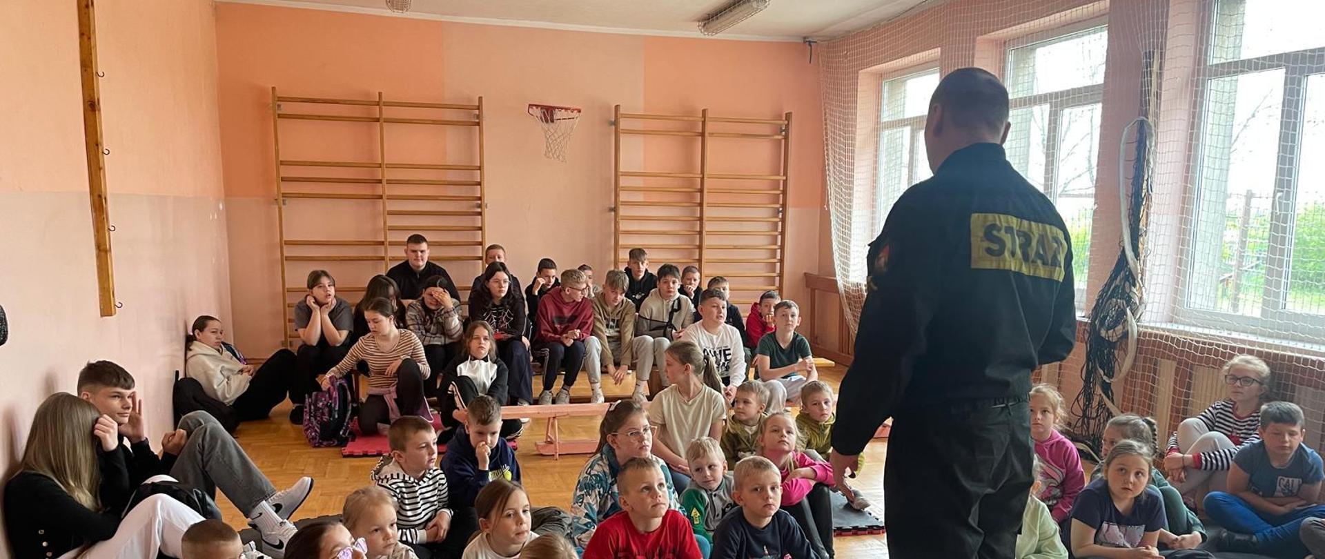 Spotkanie ze strażakami
uczniów Samorządowej Szkoły Podstawowej w Swojęcinie
