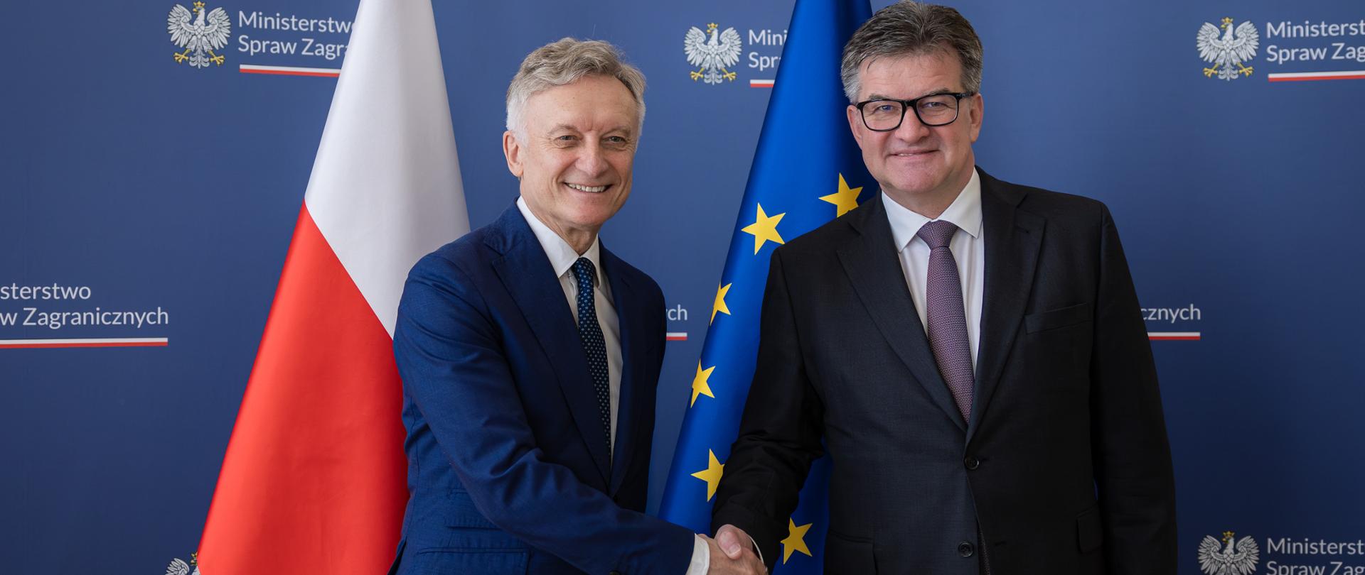 Deputy Minister Marek Prawda meets with EU Special Representative for the Belgrade-Pristina Dialogue Miroslav Lajčák