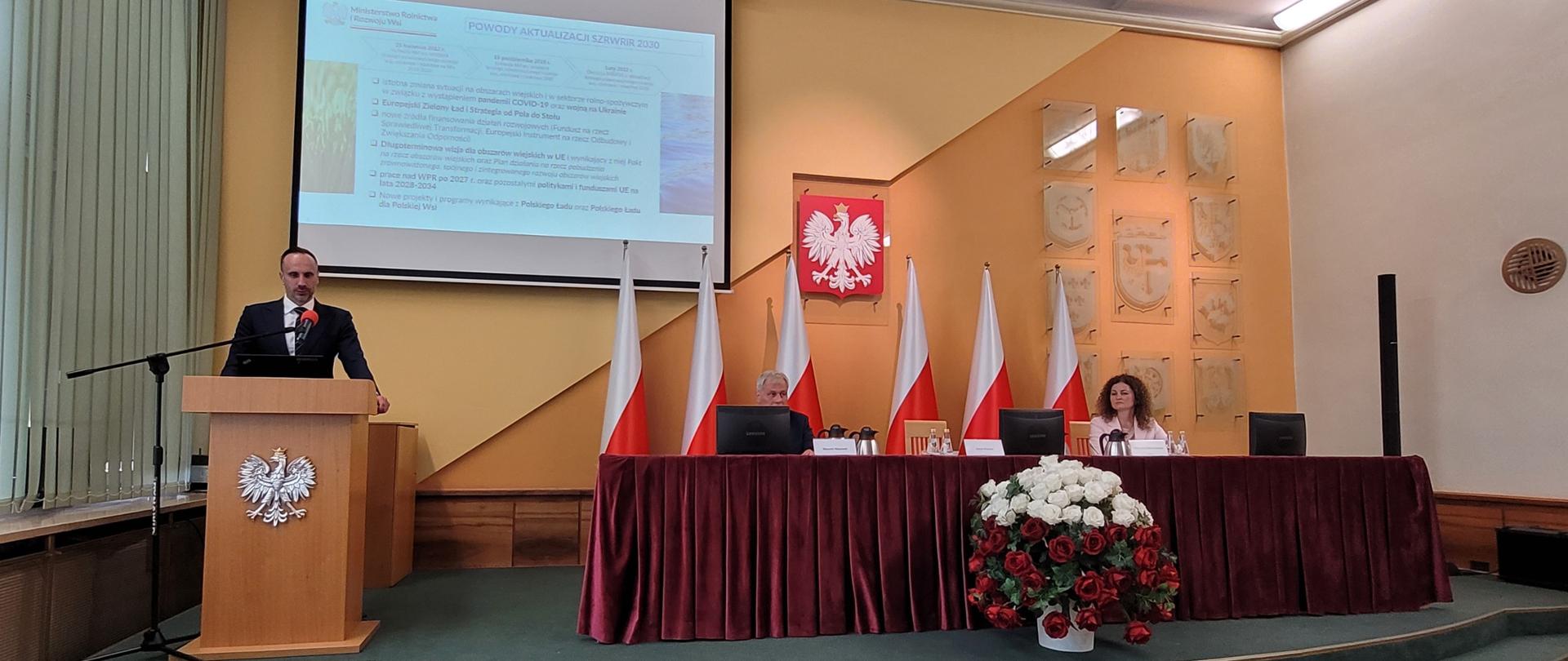 Wystąpienie Janusza Kowalskiego Sekretarza Stanu w MRiRW podczas konferencji