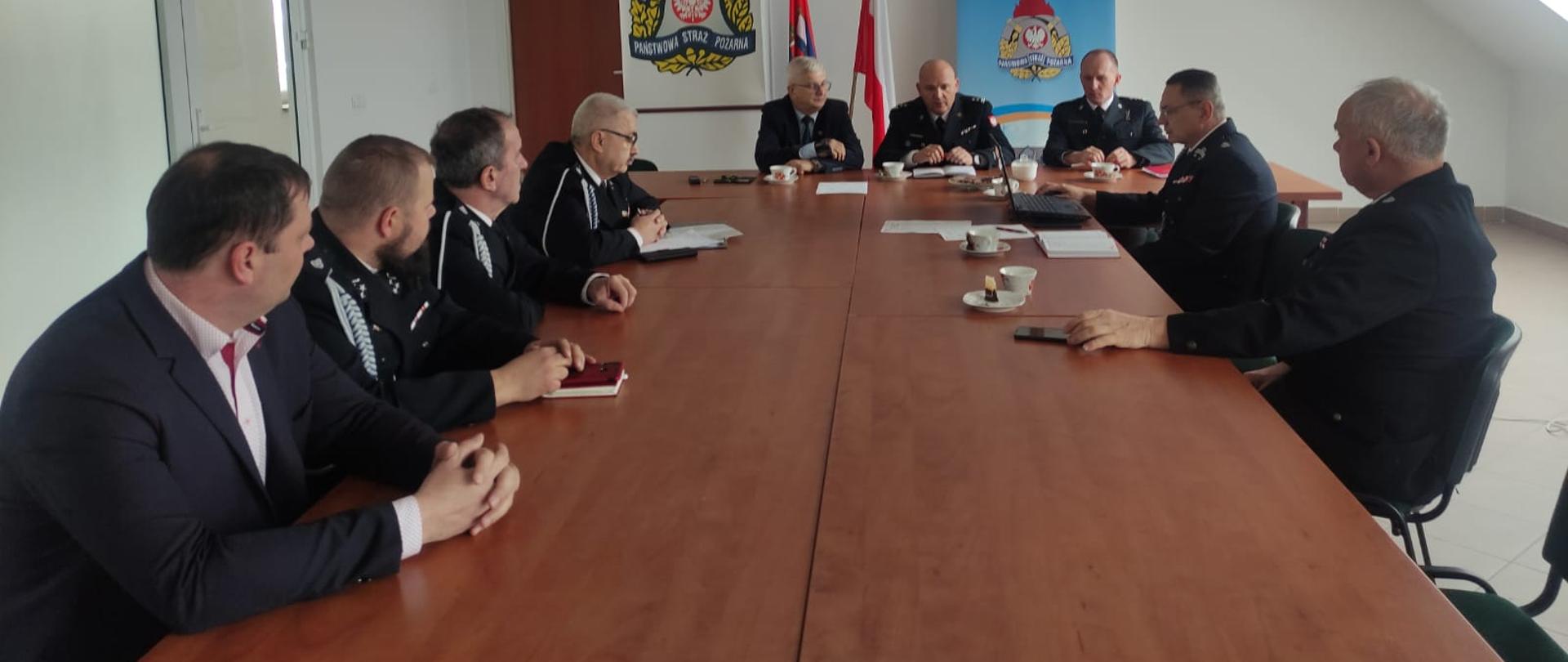 Posiedzenie Zarządu Oddziału Powiatowego ZOSP RP w Sejnach w dniu 28 listopada 2022 r.