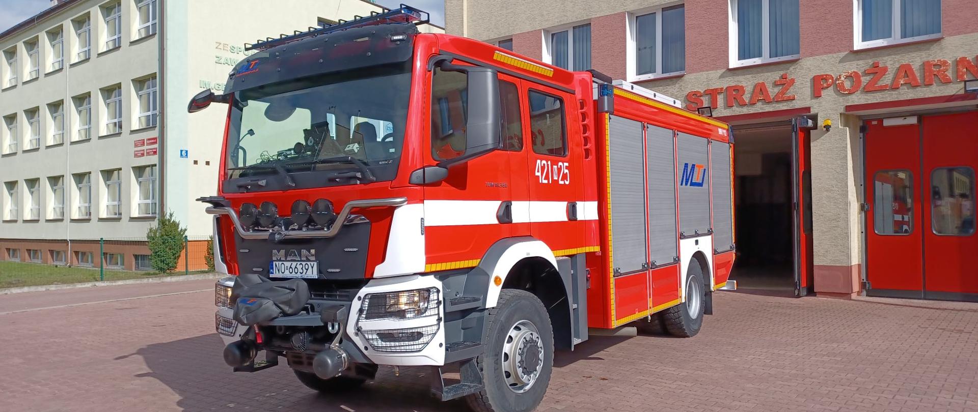 Nowy samochód pożarniczy w Komendzie powiatowej PSP w Działdowie
