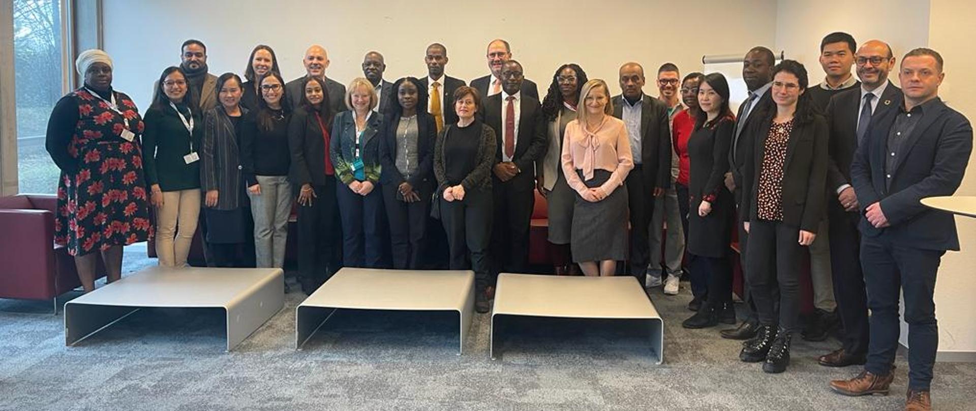 Uczestnicy szkolenia podczas spotkania Konwencji Bazylejskiej.