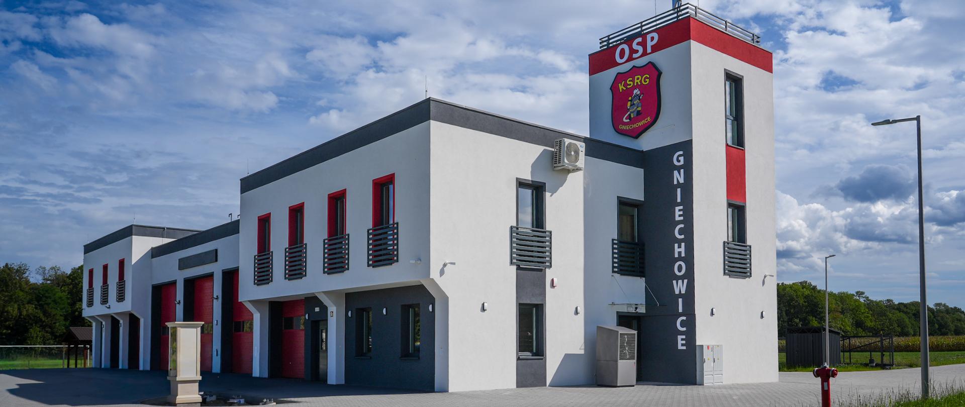 Nowa remiza OSP w Gniechowicach na finiszu