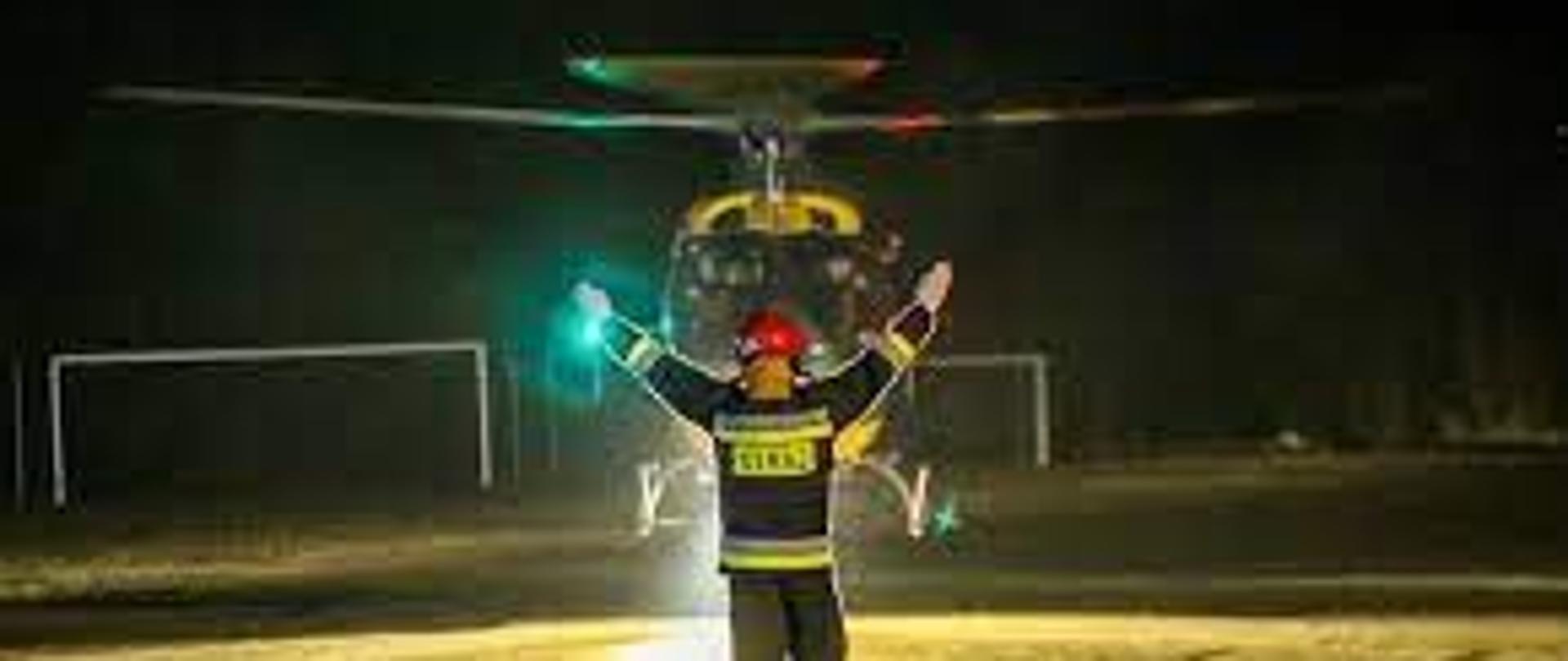 przyjmowanie śmigłowca LPR