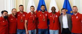 Brązowi medaliści Mistrzostw Świata w Koszykówce 3x3 z wizytą w Ministerstwie Sportu i Turystyki