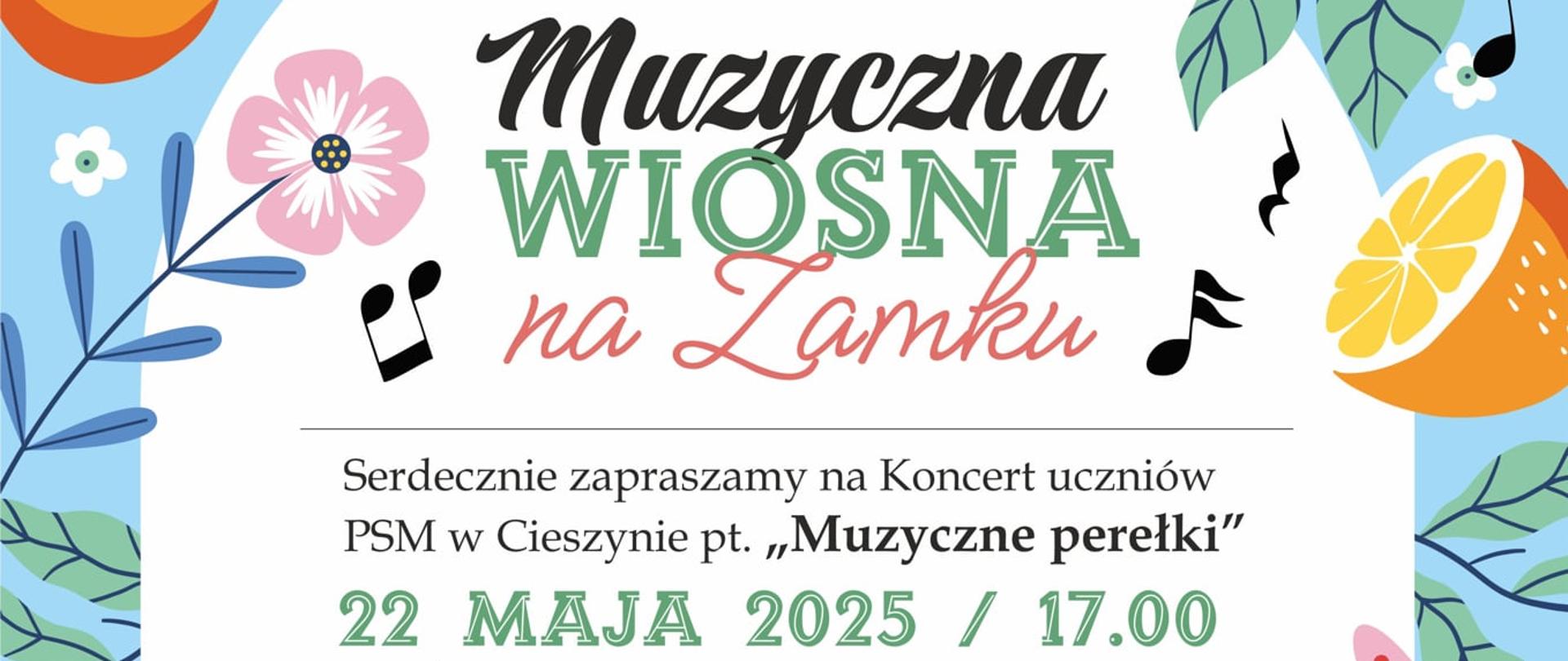 plakat - Muzyczna Wiosna na Zakmu