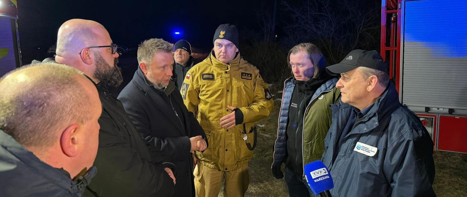 Pomiechówek- sytuacja na rzece Wkra w Błędowie