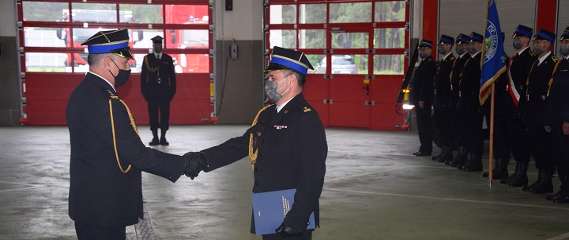 Obchody Powiatowego Dnia Strażaka w Komendzie Powiatowej PSP w Golubiu-Dobrzyniu.