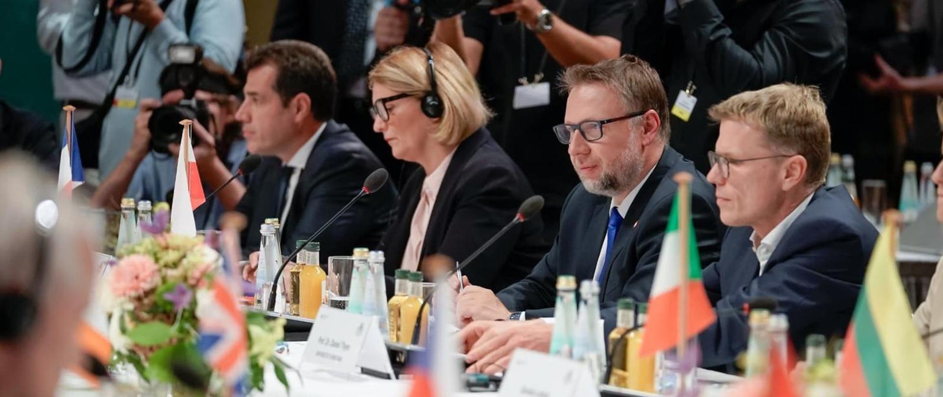 Minister Marcin Kierwinski at the Migration Summit in Munich