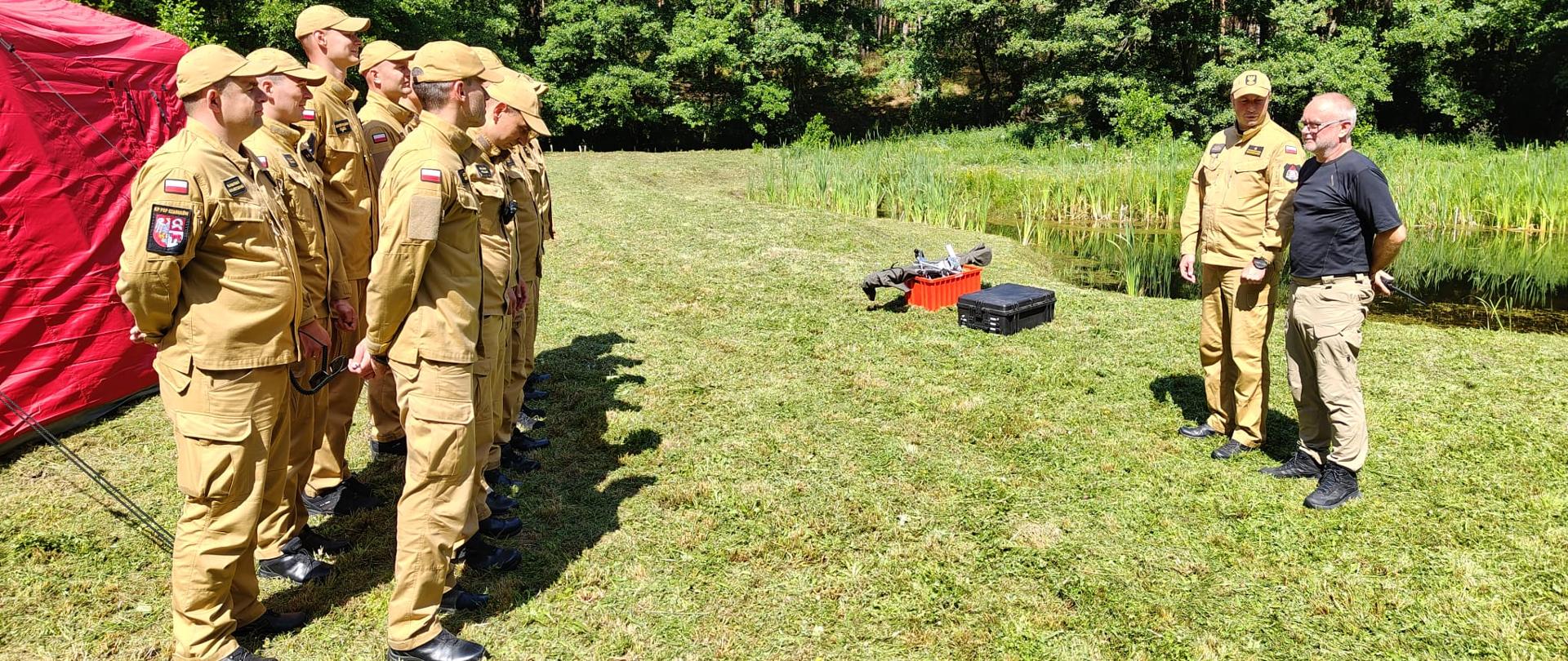 Ćwiczenia z zakresu łączności radiowej na terenach obszarów leśnych Nadleśnictwa Krucz