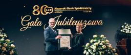 Wojewoda Król na jubileuszu 80-lecia Banku Spółdzielczego w Giżycku