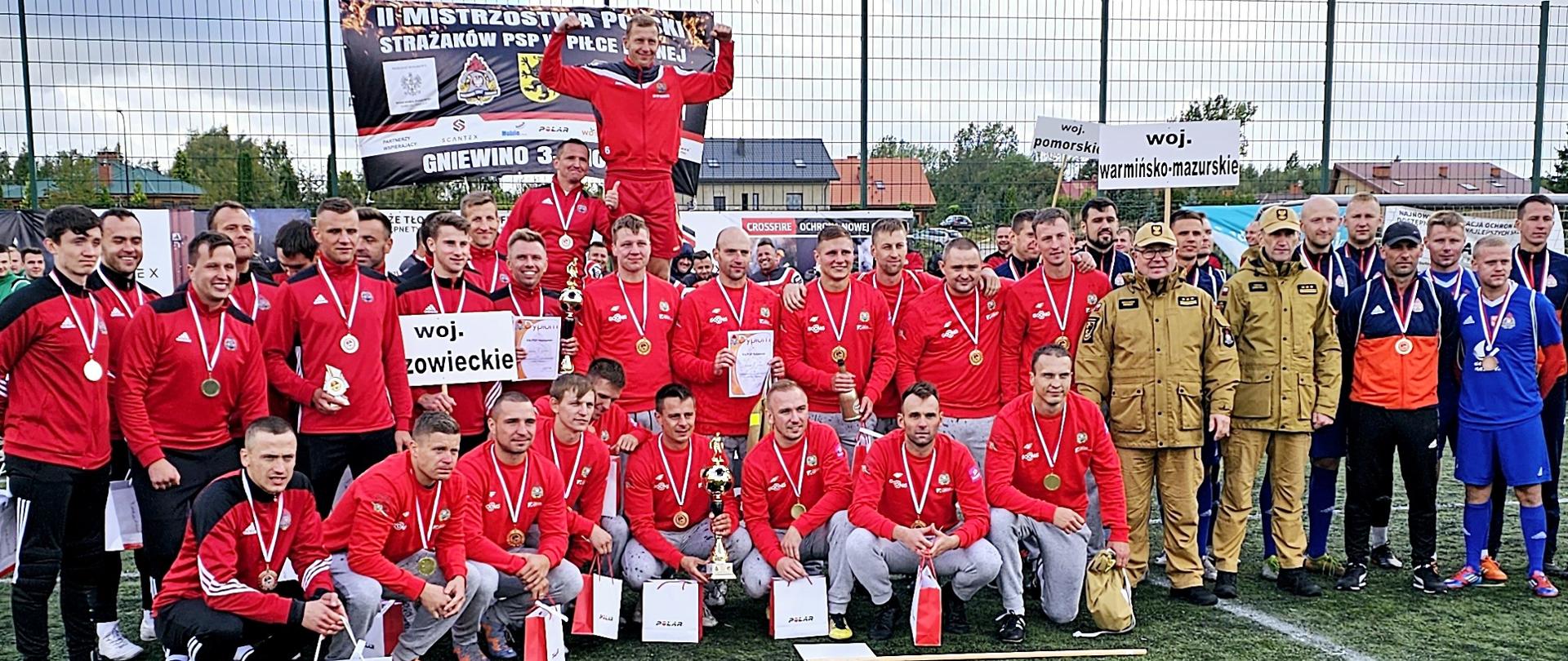II Mistrzostwa Polski strażaków w piłce nożnej sześcioosobowej – Mazowsze na 2. miejscu!