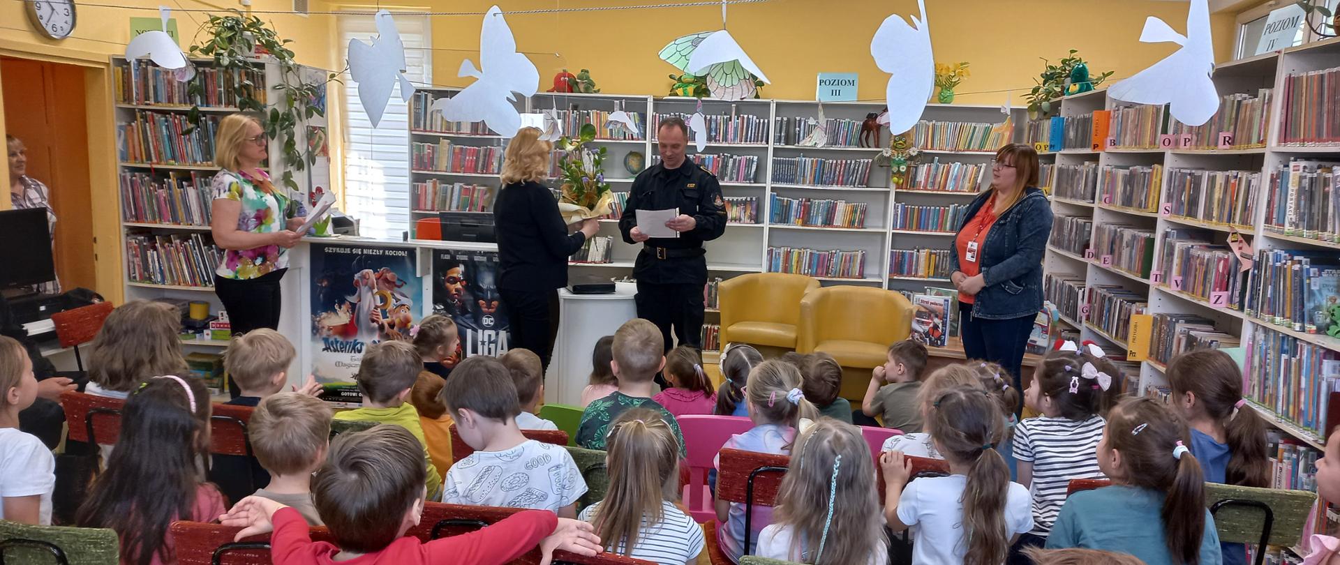 Spotkania z dziećmi z Przedszkola nr 4 w Dąbrowie Górniczej