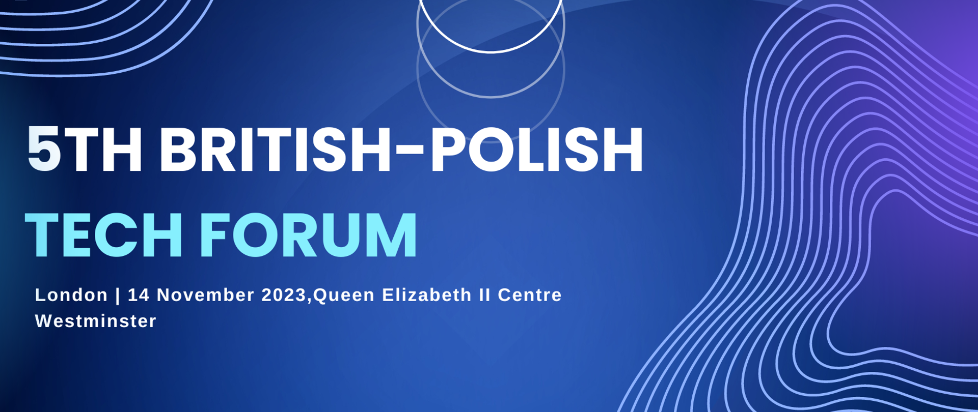 Napis na niebieskim tle z logo krajami