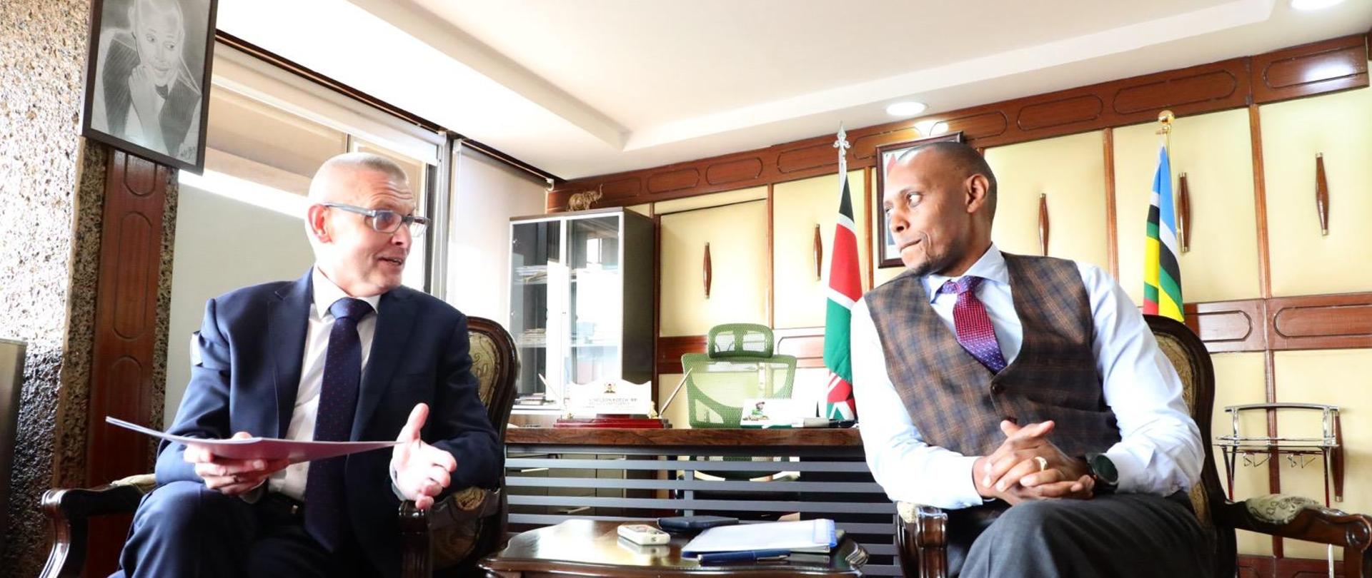 Meeting with Hon. Nelson Koech