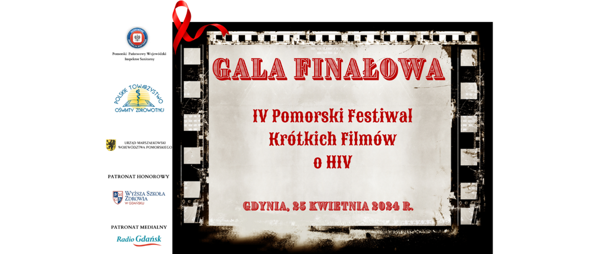 Lista finalistów IV Pomorskiego Festiwalu Krótkich Filmów o HIV.