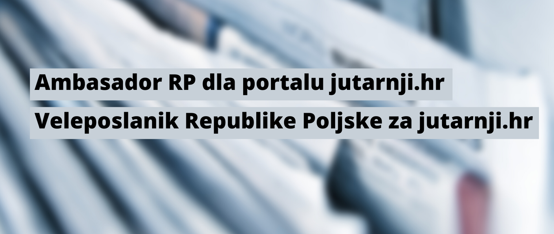 Članak Veleposlanika na Jutarnji.hr