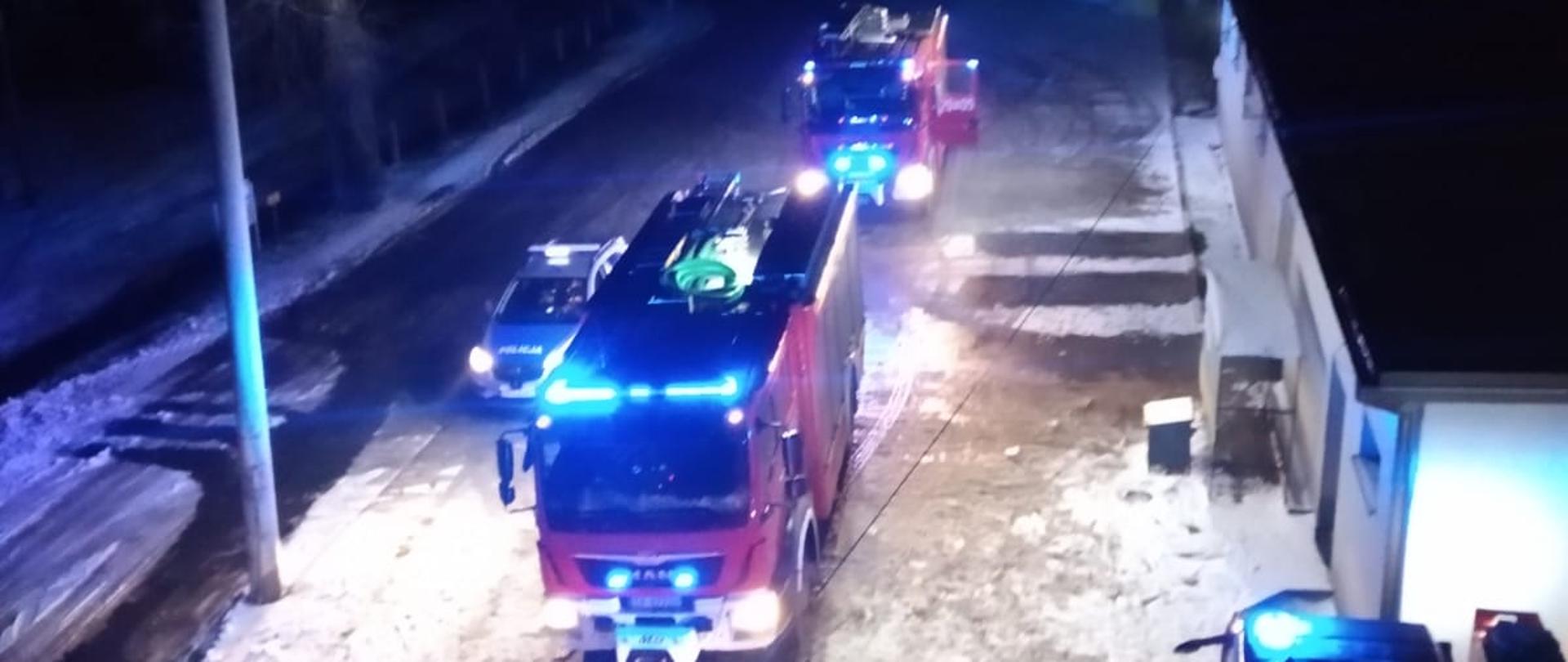 Pożar sadzy w przewodzie kominowym