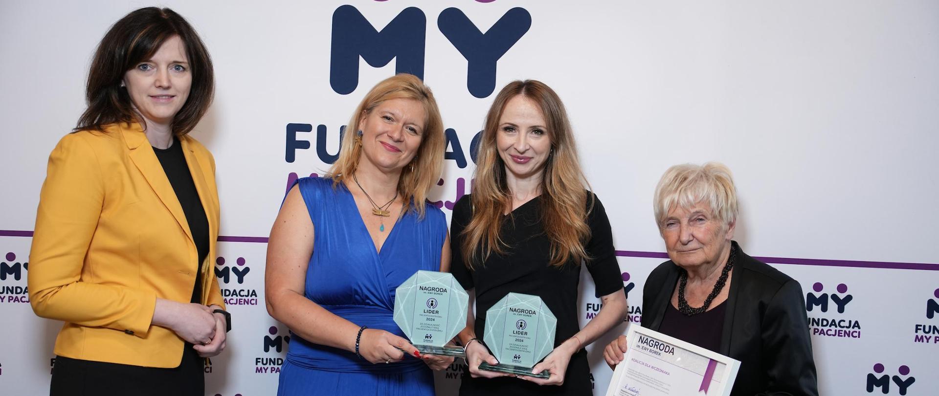 Ministra Dziemianowicz-Bąk uhonorowana nagrodą „Lider pacjentocentryzmu” przyznawaną przez Fundację My Pacjenci