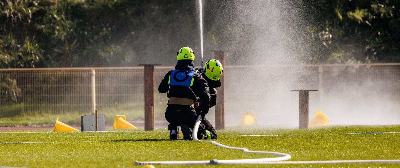 Powiatowe zawody sportowo-pożarnicze MDP i OSP w Ełku – zwycięstwo OSP Kalinowo