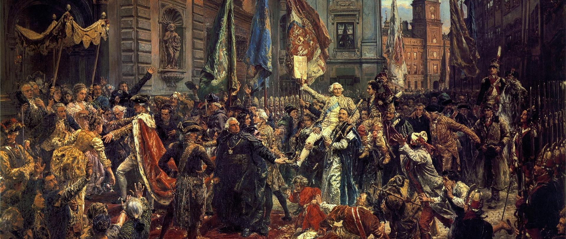 Constitution du 3 Mai – tableau de Jan Matejko 