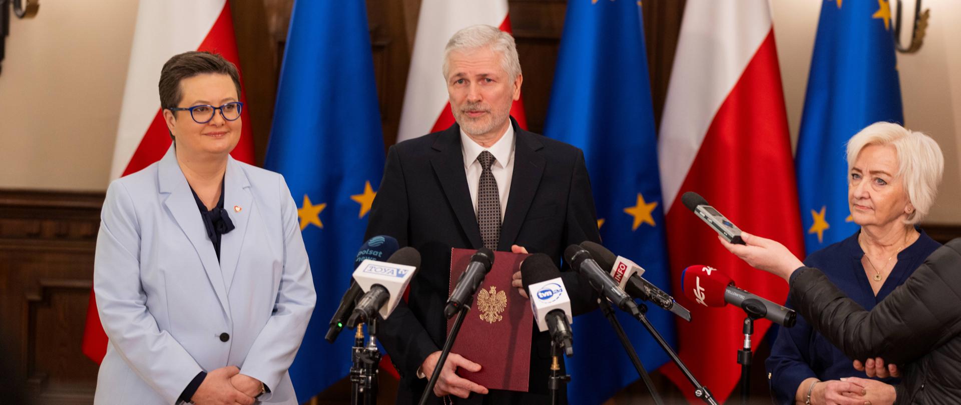 Janusz Brzozowski Łódzkim Kuratorem Oświaty – konferencja z udziałem wiceminister Katarzyny Lubnauer