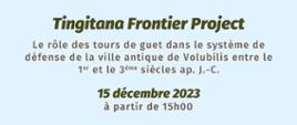 Tingitana Frontier Project