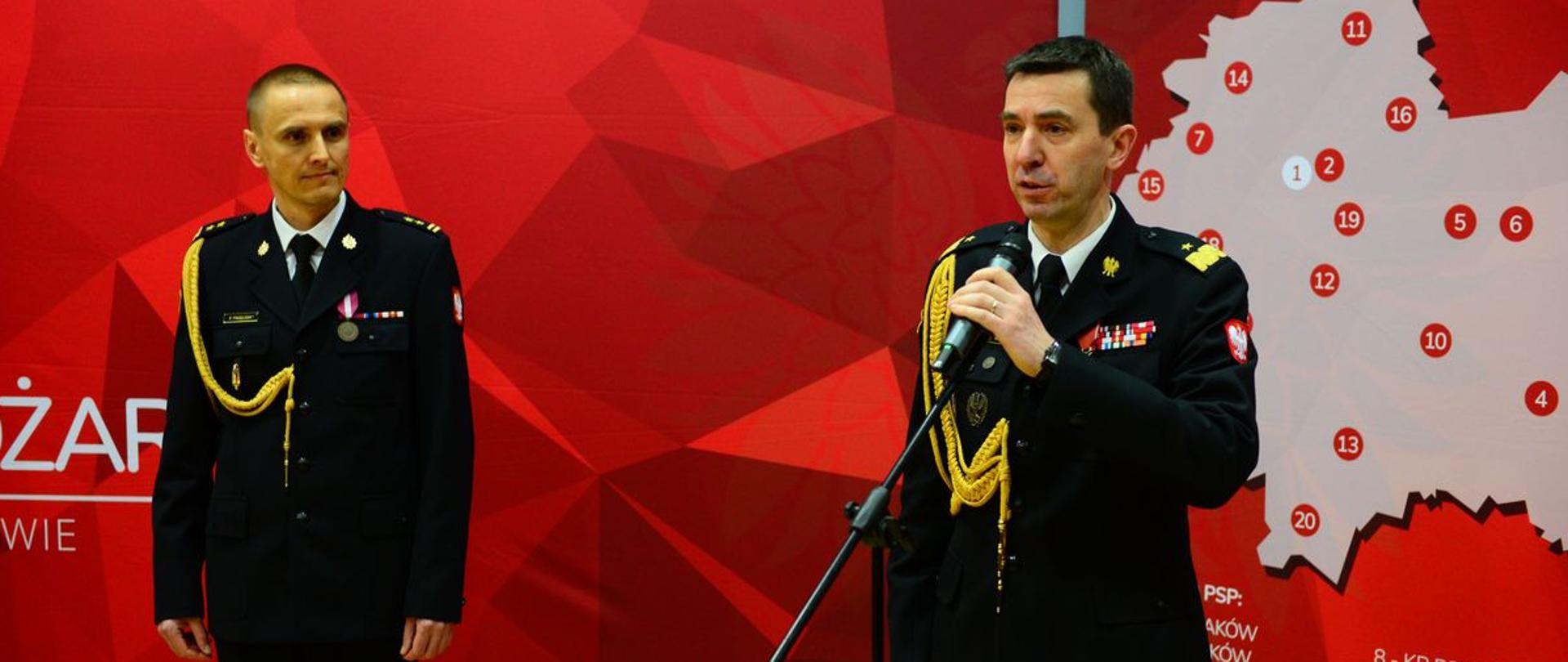 Przemawia Komendant Głowny