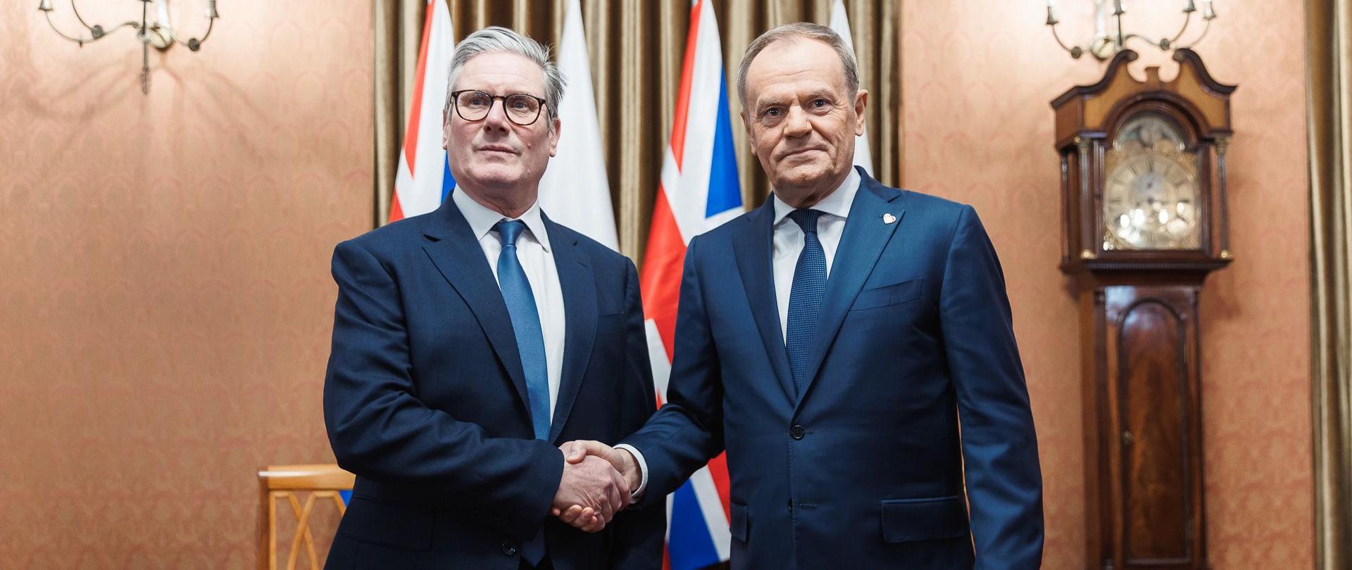 Spotkanie Premiera Donalda Tuska z Premierem Wielkiej Brytanii Keirem Starmerem