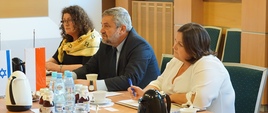 Minister Jan Krzysztof Ardanowski podczas spotkania z Ambasador Izraela Anną Azari