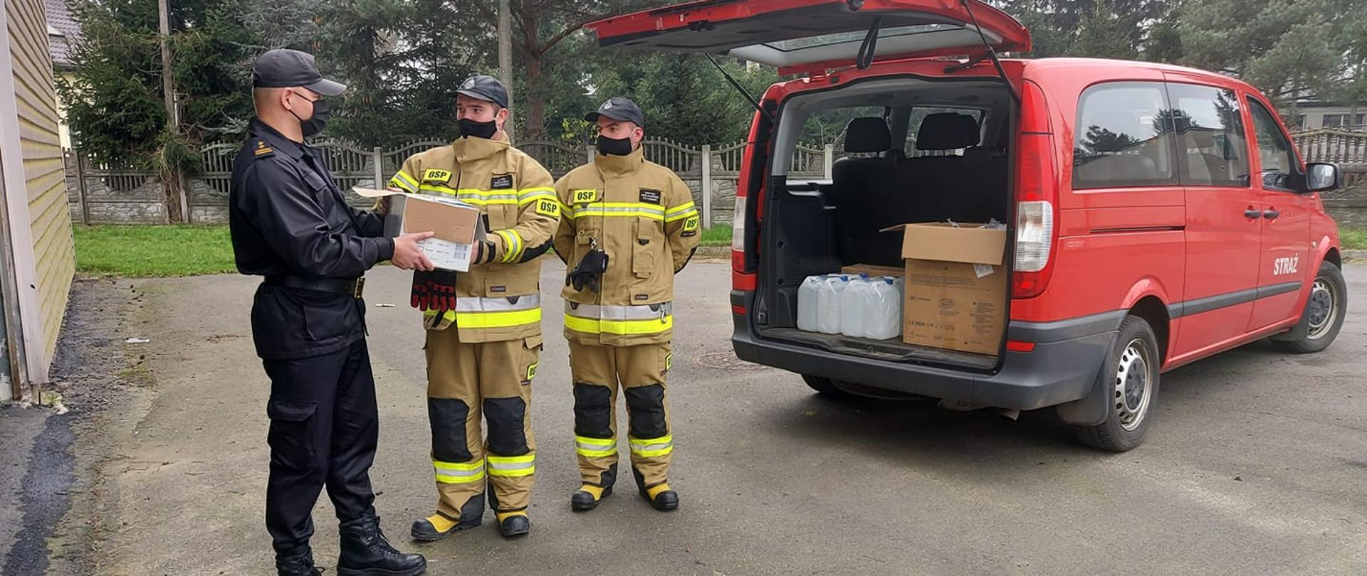 Przekazanie środków ochrony osobistej do walki z wirusem SARS-COV-2