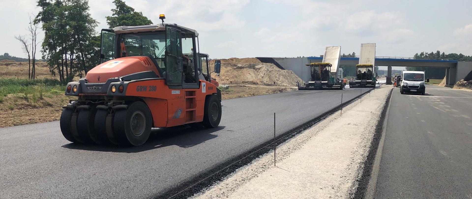 Prace na budowie obwodnicy Niemodlina w ciągu DK46
