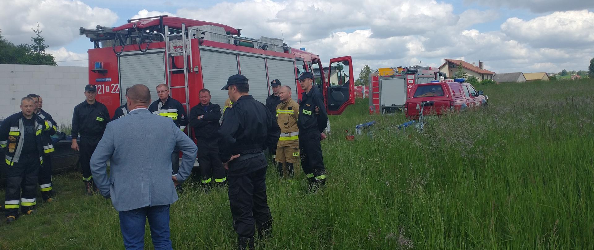 Działania poszukiwawcze w gminie Skalbmierz zakończone odnalezieniem zaginionego- powiat kazimierski